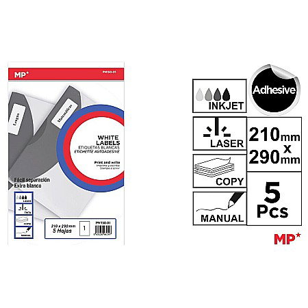 HARTIE PRODUSE DIN HARTIE - ETICHETE ADEZIVE IPB A4 5 COLI/SET PN150-01