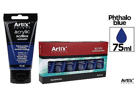 RECHIZITE SCOLARE IPB - CULORI ACRILICE IPB 75ML PHTHALO BLUE PP631-14