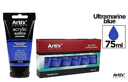 RECHIZITE SCOLARE IPB - CULORI ACRILICE IPB 75ML ALBASTRU ULTRAMARIN PP631-15