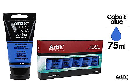 RECHIZITE SCOLARE IPB - CULORI ACRILICE IPB 75ML ALBASTRU COBALT PP631-16