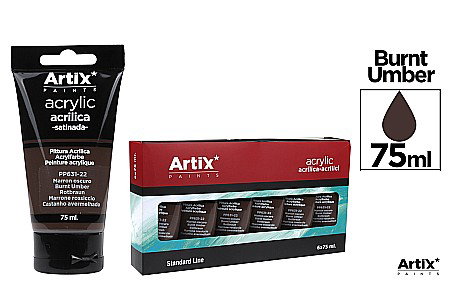 Culori si vopsele acrilice - CULORI ACRILICE IPB 75ML UMBRA ARSA PP631-22