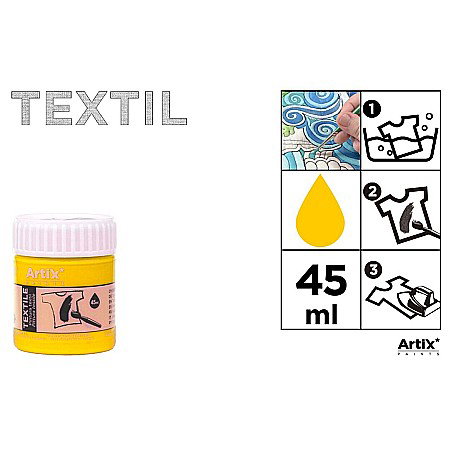 Vopsele pentru textile - VOPSEA TEXTILE IPB 45ml GALBEN  PP651-02