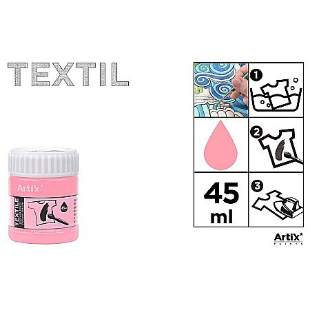 Vopsele pentru textile - VOPSEA TEXTILE IPB 45ml ROZ PAL PP651-04
