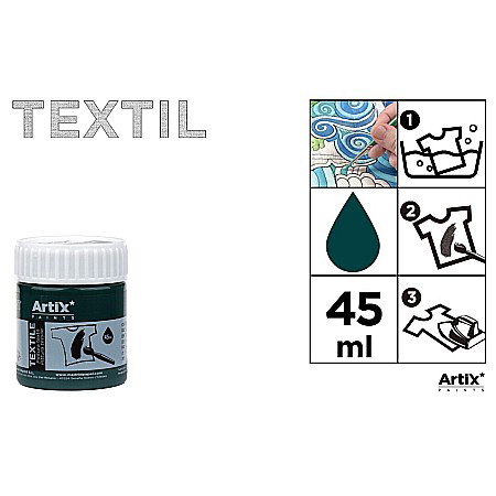 Vopsele pentru textile - VOPSEA TEXTILE IPB 45ml TURCOAZ PP651-14