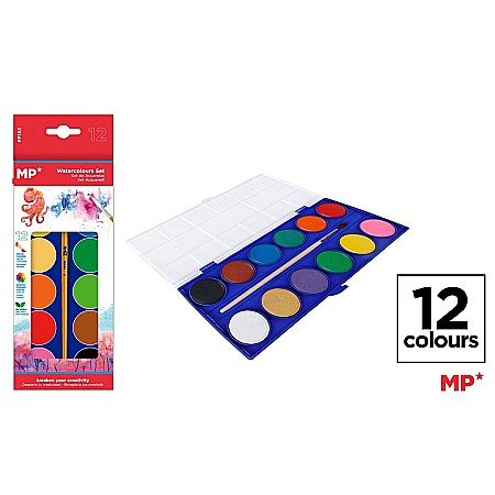 Acuarele - ACUARELE IPB 12/SET + PENSULA PP152