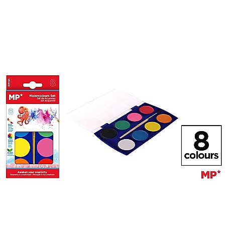 Acuarele - ACUARELE IPB 8/SET + PENSULA PP151