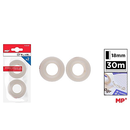 Banda adeziva - BANDA ADEZIVA IPB 18MM*30M INVIZIBILA 2/SET PA503R