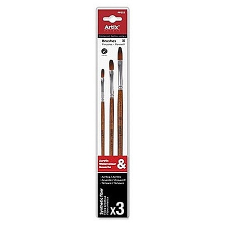 Pensule scolare set - PENSULE IPB PROFESIONALE 3/SET LIMBA PISICA NR. 3,7,10 PP231