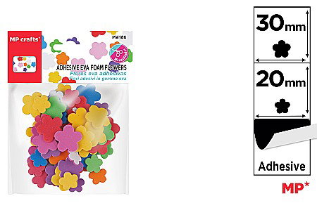 HOBBY - FLORI ADEZIVE SPUMA IPB 2CM, 3CM DIVERSE CULORI PM186