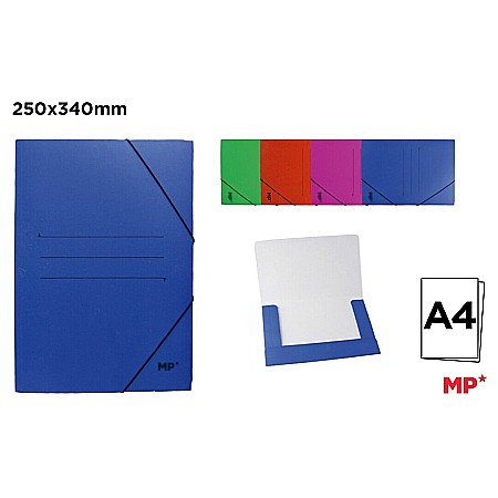 ORGANIZARE SI ARHIVARE - DOSAR CARTON A4+ IPB CU ELASTIC CULORI ASORTATE PC081