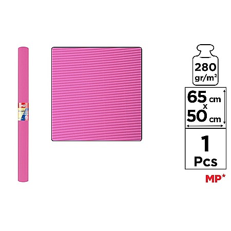 Hartie ondulata pentru flori - CARTON ONDULAT IPB 65*50CM 280GR VIOLET PN593-07
