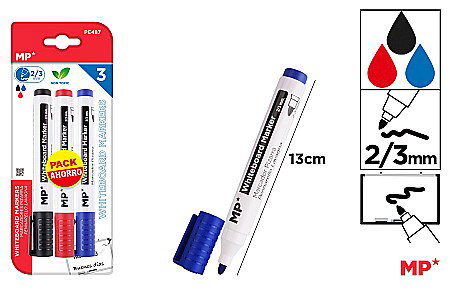 INSTRUMENTE DE SCRIS - MARKER WHITEBOARD IPB 3/SET PE487