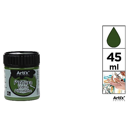 Vopsele Sticla/ Portelan - VOPSEA PENTRU STICLA SI PORTELAN IPB 45ml VERDE PP661-10