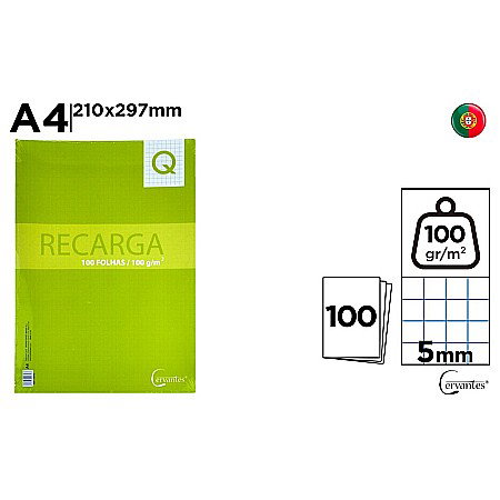 Rezerve caiet mecanic - REZERVA CAIET MECANIC A4 IPB 100F PATRATELE PB779