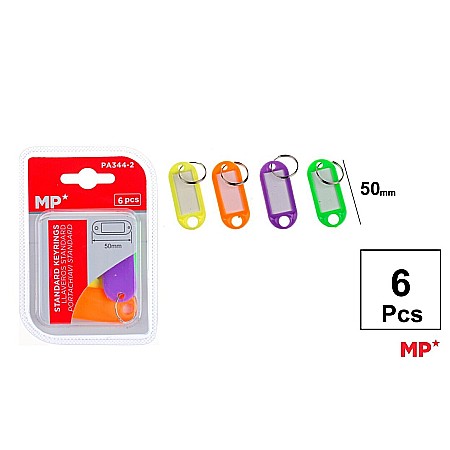 Ecusoane/ coperte documente /accesorii - ETICHETE CHEI IPB FLUORESCENTE 6/SET 50MM PA344-2