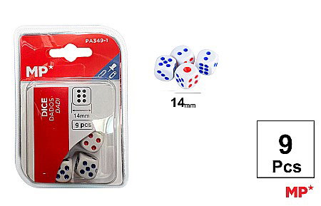 ARTICOLE COPII - ZARURI IPB PENTRU JOCURI DE SOCIETATE 14MM 9/SET PA349-1