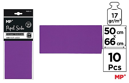 Umpluturi pentru cadouri - HARTIE DE MATASE IPB 50*66CM 10/SET MOV INCHIS PN221-11