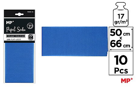 Umpluturi pentru cadouri - HARTIE DE MATASE IPB 50*66CM 10/SET BLEOMARIN PN221-15