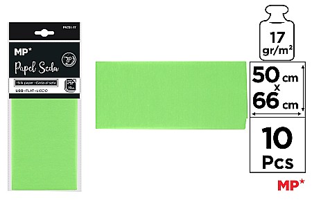 Umpluturi pentru cadouri - HARTIE DE MATASE IPB 50*66CM 10/SET VERNIL PN221-17