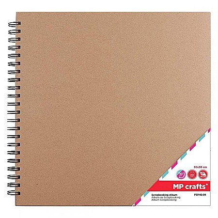 Albume Scrapbooking - ALBUM IPB SCRAPBOOKING 30*30CM 200GR/M2 SPIRA KRAFT 20 DE COLI PD140-04