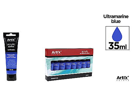 RECHIZITE SCOLARE IPB - CULORI ACRILICE IPB 35ML ALBASTRU ULTRAMARIN PP639-15