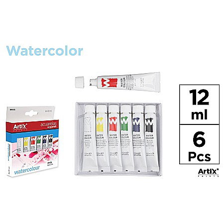 Set acuarele tempera - TEMPERA IPB 12ML 6/SET PP175