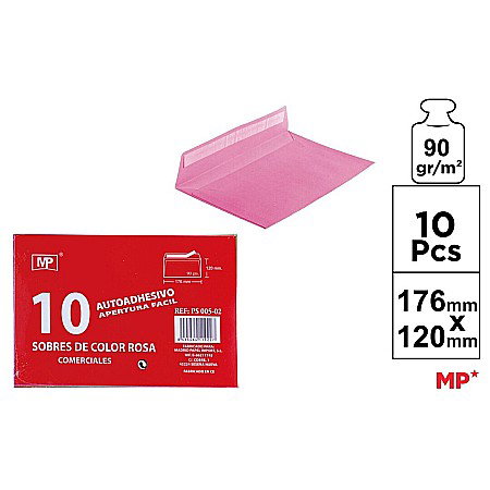 Plicuri pf - PLIC IPB C6+ 176*120MM 10/SET ROZ PS005-02