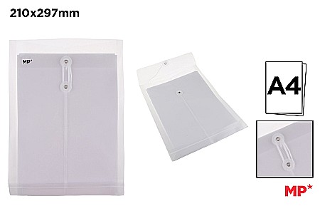 ORGANIZARE SI ARHIVARE - MAPA PLASTIC IPB A4 INCHIDERE CU SNUR TRANSPARENT PC039