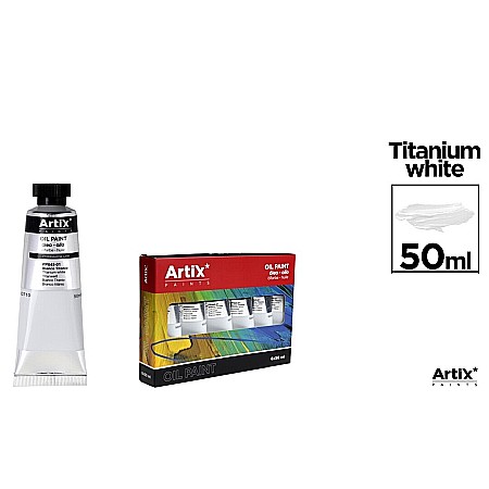 FINE ARTS&GRAPHICS - CULORI ULEI EXPERT 50ml ALB TITAN PP645-01