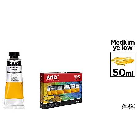 Culori in ulei - CULORI ULEI EXPERT 50ml GALBEN MEDIU PP645-04
