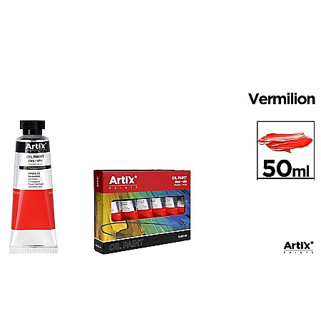 FINE ARTS&GRAPHICS - CULORI ULEI EXPERT 50ml ROSU VERMILON PP645-10