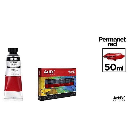 Culori in ulei - CULORI ULEI EXPERT 50ml ROSU PERMANENT PP645-12
