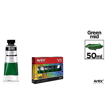 Culori in ulei - CULORI ULEI EXPERT 50ml VERDE MEDIU PP645-30