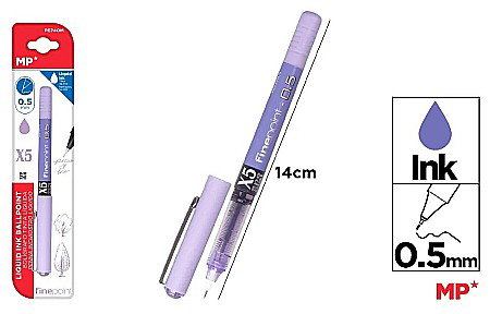 Pixuri tip Roller - ROLLER IPB X5 GEL 0.5MM VIOLET PE240M-S