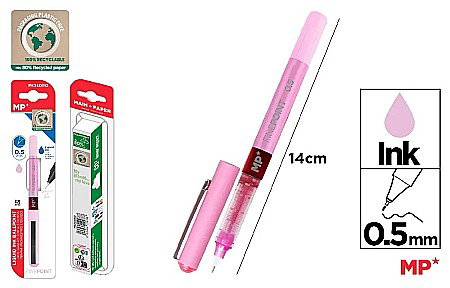Pixuri tip Roller - ROLLER IPB X5 GEL 0.5MM ROZ PE240RO-C