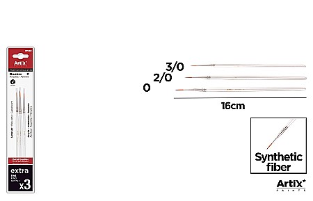 Pensule scolare set - PENSULE IPB PROFESIONALE 3/SET NR.0/2/3 PP250