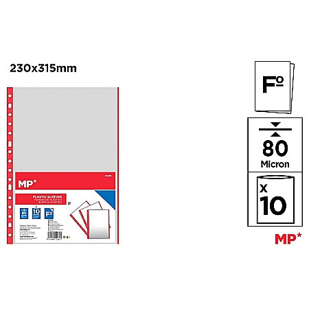 Folii de protectie pentru documente - FOLIE PROTECTIE IPB A4+ 80 MIC 10/SET ROSU PC01R