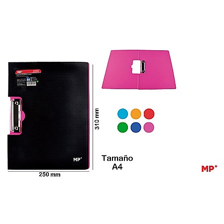 ORGANIZARE SI ARHIVARE - CLIPBOARD CU CLEMA LATERALA IPB A4 CULORI FLUORESCENTE PC919