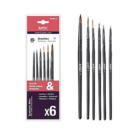 FINE ARTS&GRAPHICS - PENSULE IPB PROFESIONALE VF.SINTETIC 6/SET NR.1,2,3,4,8 PP388-01