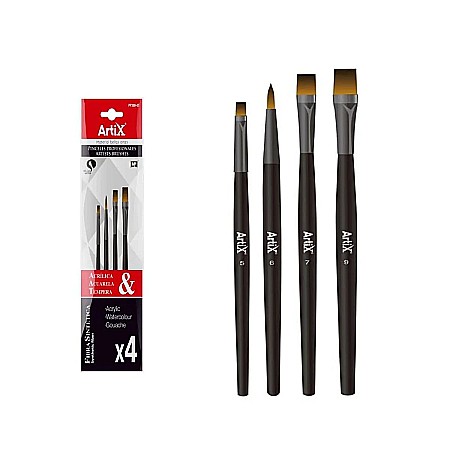 Pensule scolare set - PENSULE IPB PROFESIONALE VF.SINTETIC 4/SET NR.4,5,7,9 PP389-01