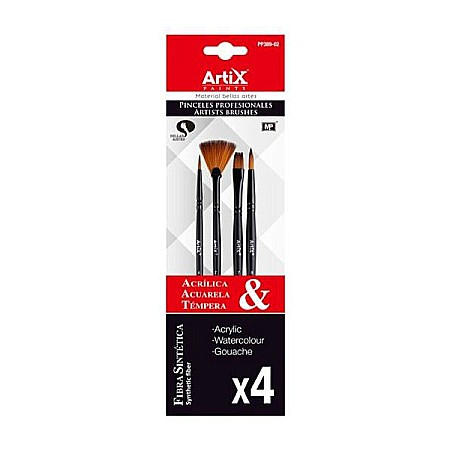 Pensule scolare set - PENSULE IPB PROFESIONALE VF.SINTETIC 4/SET NR.4,7,7,8 PP389-02