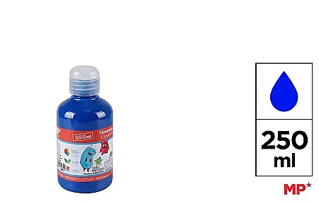 Acuarele Tempera la bucata - TEMPERA IPB 250ML ALBASTRU INCHIS PP611-09