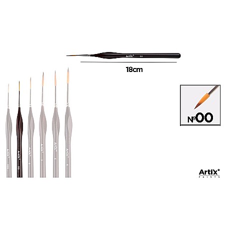 FINE ARTS&GRAPHICS - PENSULA PROFESIONALA IPB EXTRAFINA VF.SINTETIC ROTUND NR.00 MANER ERGONOMIC PP256-02