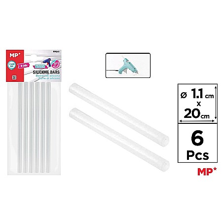 Instrumente de lucru si accesorii - REZERVA SILICON IPB 1.1*20CM 6/SET PP041