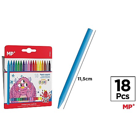 Creioane cerate colorate - CREIOANE CERATE IPB 18/SET CULORI ASORTATE PP931