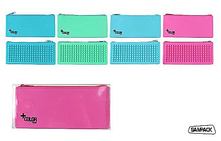 Penare, Etuiuri, Necessaire - PENAR SILICON IPB 23*10.5CM CU POP-IT CULORI ASORTATE PA748
