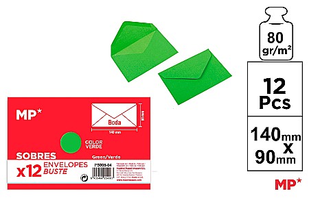 Martisor si 8 Martie - PLIC IPB C7+ 140*90MM 12/SET VERDE PS006-04