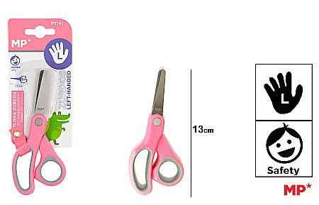 Instrumente de lucru si accesorii - FOARFECA IPB PENTRU STANGACI 13CM ROZ PT141