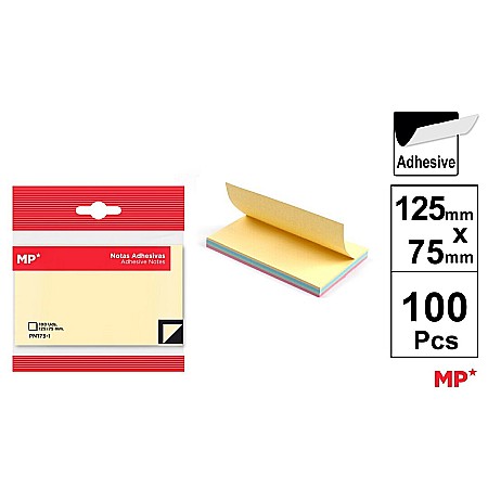 Notite autoadezive pt studenti - NOTES ADEZIV IPB DIVERSE CULORI  75*125MM PN173-1