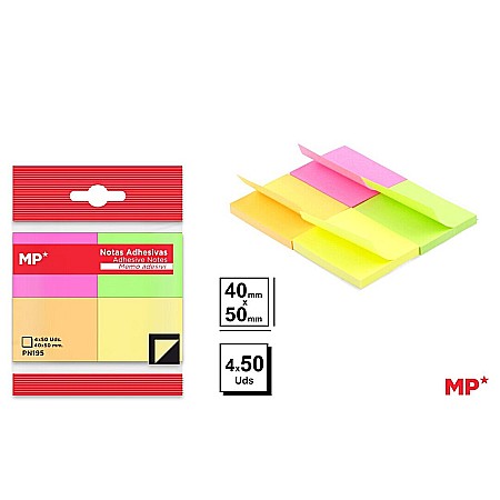 Notite autoadezive pt studenti - POST IT CUB IPB 40*40MM 4 CULORI PN195